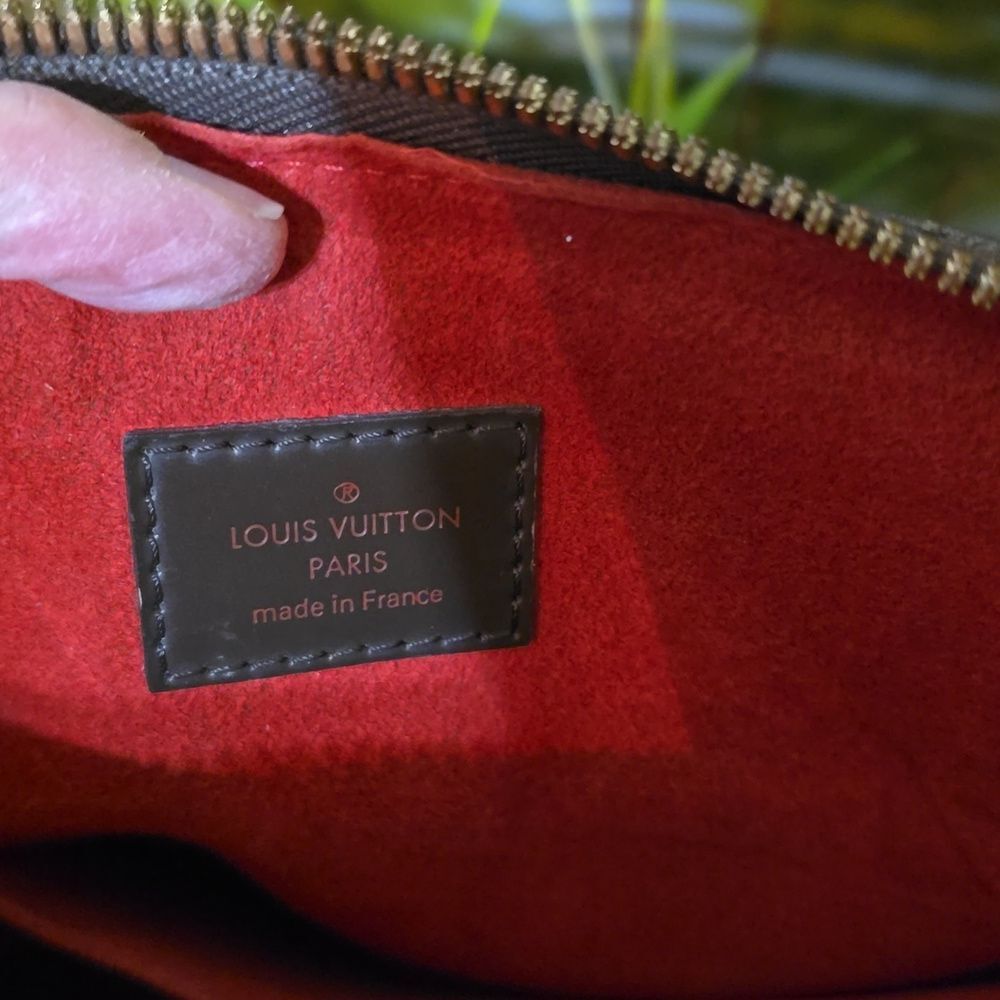 Louis Vuitton Trevi PM Damier Ebene Canvas Satchel Bag/W Crossbody Strap & COA - Picture 6 of 16